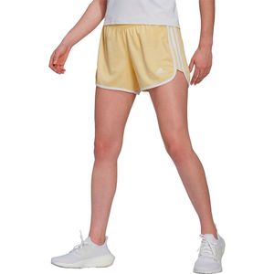 Adidas Marathon 20 Cooler 4´´ Shorts Geel XS Vrouw