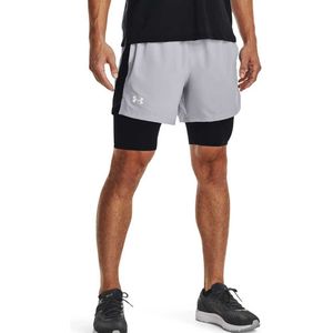 Under Armour Launch 5´´ 2-in-1 Shorts Grijs S Man