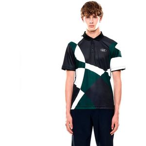 Ea7 Emporio Armani Golf Pro Graphic Pl Korte Mouw Poloshirt