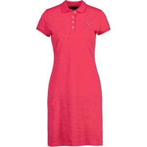 Gant Original Pique Short Sleeve Dress Roze XS Vrouw