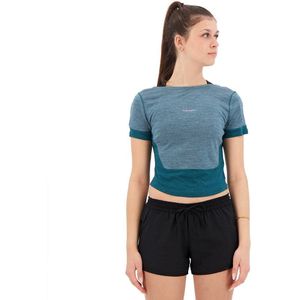 Icebreaker Zoneknit™ Scoop Back Short Sleeve T-shirt Groen XL Vrouw
