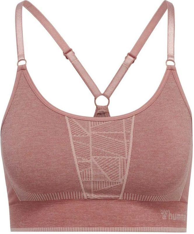 Hummel - MT Energy - Sportbeha - Zwart - Naadloos - Voor Dames