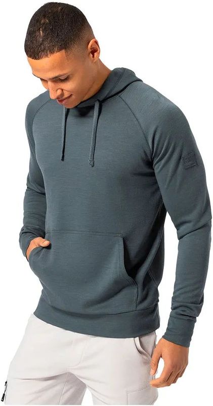 super.natural - M FAVOURITE BIO HOODIE - Hoodie - Groen - BIO SUPER.WOOL