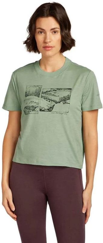 Icebreaker Dames Merino 150 Tech Lite The Climb T-shirt