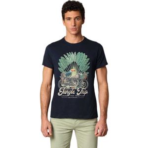 T-shirt - Motiefprint - Jersey - Kwartmouw - Normale Pasvorm