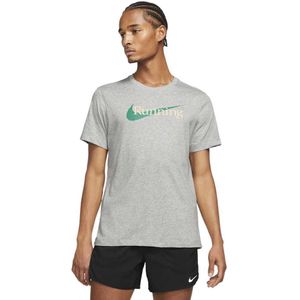 Nike Dri Fit Short Sleeve T-shirt Grijs S Man