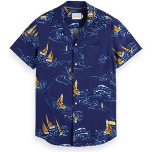 Scotch & Soda 175502 Overhemd Met Korte Mouwen