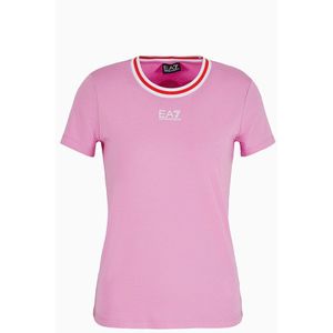 Ea7 Emporio Armani 3dtt14_tjdzz Short Sleeve T-shirt Roze M Vrouw