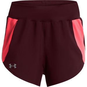 Under Armour Fly By Elite Hi Shorts Rood XS Vrouw