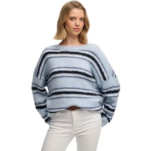Superdry Slouchy Brushed Stripe Trui