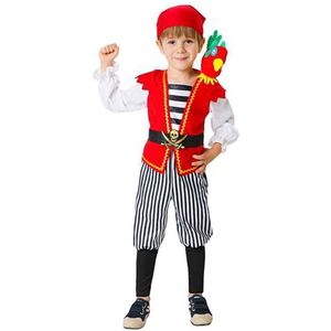 Viving Costumes Boy Caribbean Pirate Costume Rood 12-24 Months