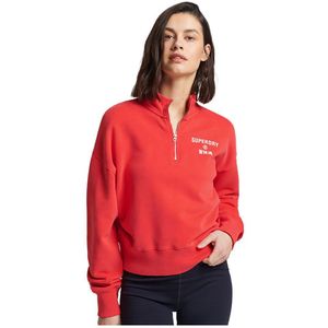 Superdry Code Core Sport Half Zip Sweatshirt Rood XL Vrouw