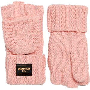 Superdry Cable Knit Gloves Roze  Man