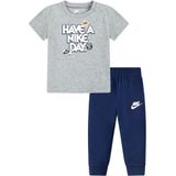 Nike - Kids Soa Fleece - Korte Mouw Set - Midnight Navy