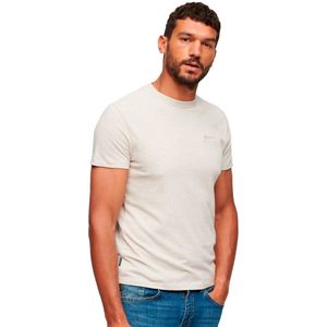 Superdry Vintage Logo Embroidered Short Sleeve T-shirt Beige 3XL Man