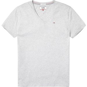 Tommy Jeans Original V-neck Short Sleeve T-shirt Grijs 2XL Man