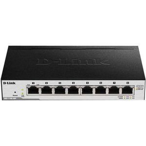 D-Link DGS-1100-08PV2 netwerk-switch Managed L2/L3 Gigabit Ethernet (10/100/1000) Power over Ethernet (PoE) Zwart