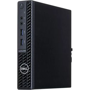 Dell - OptiPlex 3080 Micro - Desktop-pc - Zwart - Intel Core i5-10500T - 16GB RAM - 256GB SSD