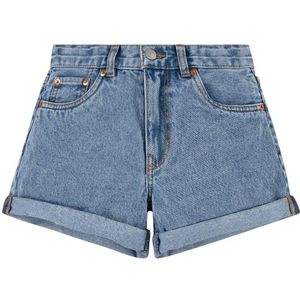 Levi´s ® Kids Mini Mom Roll Cuf Shorts Blauw 8 Years
