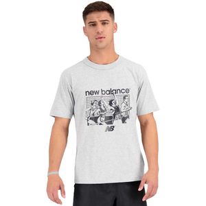 New Balance Athletics Remastered Graphic Cotton Short Sleeve T-shirt Wit XL Man