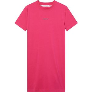 Calvin Klein Jeans Micro Branding Short Dress Roze XS Vrouw