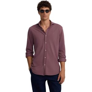 Silbon Sport Micropique Comfort Overhemd Met Lange Mouwen