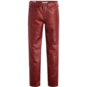 Levi´s ® 724 Coated Straight Jeans Rood 26 / 30 Vrouw