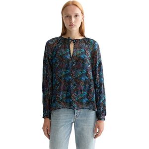Scotch & Soda Printed Blouse Met Lange Mouwen