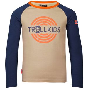 Trollkids Preikestolen Long Sleeve T-shirt Beige 110 cm