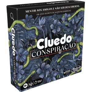Hasbro Clue Conspiracy Portuguese Version Board Game Blauw