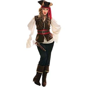 Viving Costumes Buccaneer Woman Custom Bruin M-L