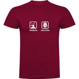Kruskis Problem Solution Padel Short Sleeve T-shirt Rood S Man