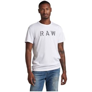 G-star Raw Short Sleeve T-shirt Wit XL Man