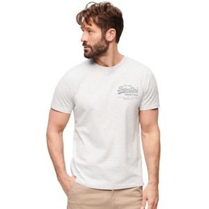 Superdry Classic Vintage Logo Heritage Short Sleeve T-shirt Wit 3XL Man