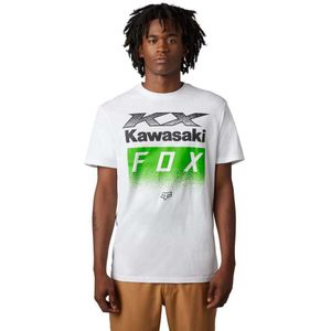 Fox Racing Lfs X Kawi Premium Short Sleeve T-shirt Wit M Man