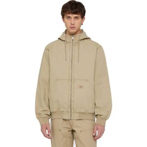 Dickies - Dc Hooded Unlined Jacket - Beige - Regular Fit - Bomber