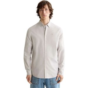 Scotch & Soda Solid Regular Fit Oxford Overhemd Met Lange Mouwen