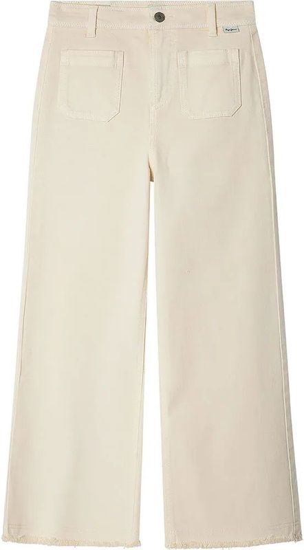 Pepe Jeans - PG210803 - Wijde Broek - Blauw - Katoen - Casual