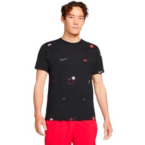Nike Sportswear 12 Mod Logo Aop Short Sleeve T-shirt Zwart M / Regular Man
