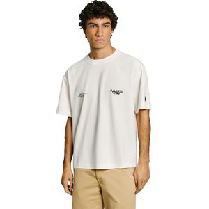 Pepe Jeansvoor mannen. PM509793 Colville T-shirt wit (L), Casual, Katoen, Korte mouwen