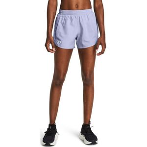 Under Armour Fly By 3in Shorts Blauw M Vrouw
