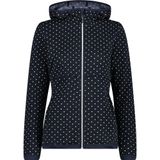 Knit Tech - Fleecejack - Zwart - Katoen - Met Capuchon