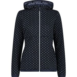 Knit Tech - Fleecejack - Zwart - Katoen - Met Capuchon