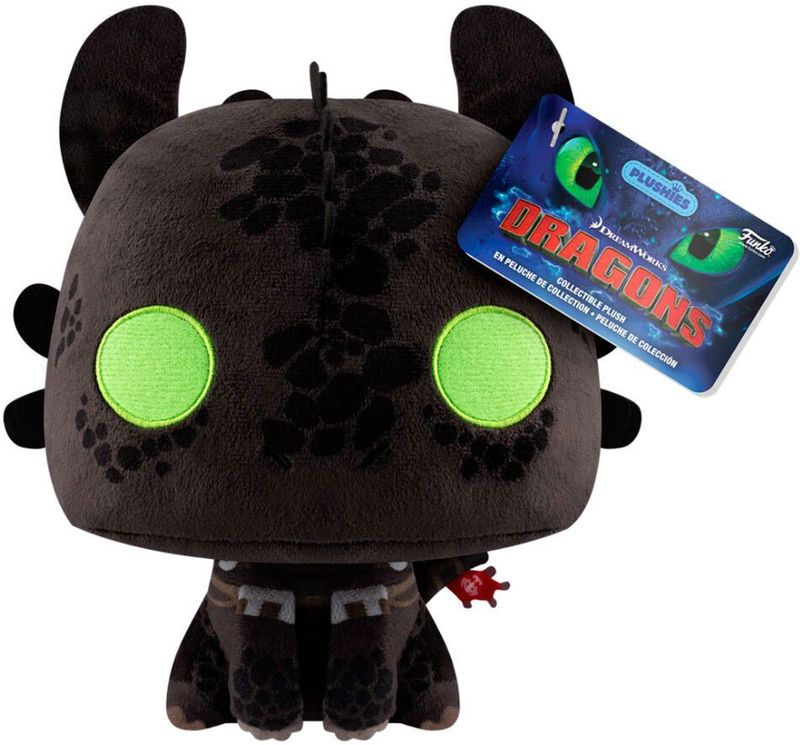 Funko - Toothless - Verzamelbare Pluche Knuffel - How to Train Your Dragon