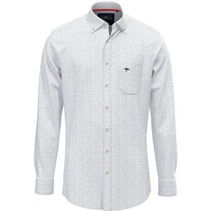 Fynch Hatton Multicolor Minimal Print Overhemd Met Lange Mouwen