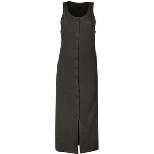 Superdry Vintage Jersey Button Dress Zwart XS Vrouw
