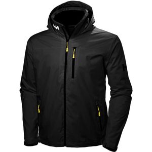 Jas Helly Hansen Men Crew Hooded Midlayer Jacket Black