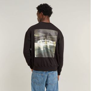 G-star Photo Back Print Loose Sweatshirt