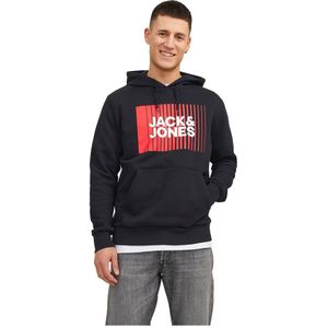 Jack & Jones Corp Logo Play Hoodie Zwart L Man