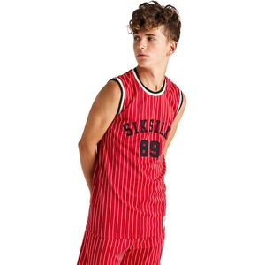 Siksilk Retro Classic Basketball Sleeveless T-shirt Rood 13-14 Years Jongen